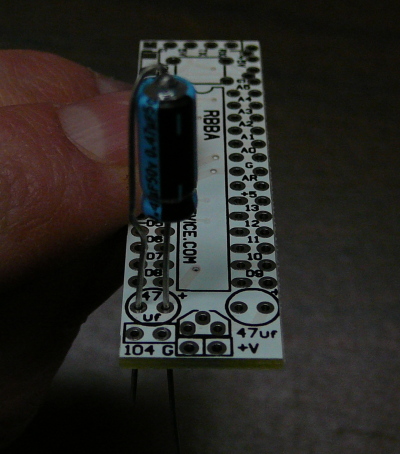 Axial Capacitor Insertion